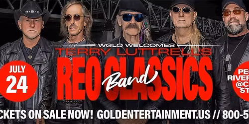 WGLO Welcomes Terry Luttrell's REO CLASSICS BAND