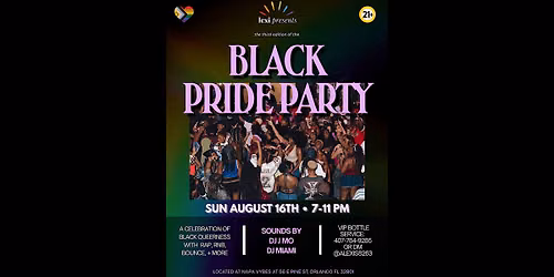 BLACK QUEER PRIDE PARTY | RAP, RNB, THROWBACKS  AND MORE