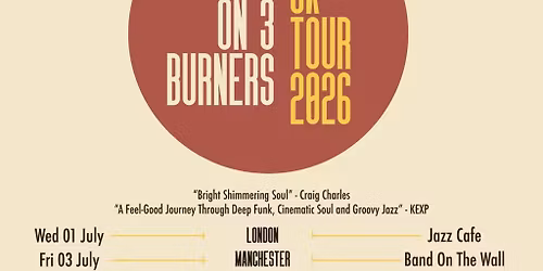 Cookin' on 3 Burners