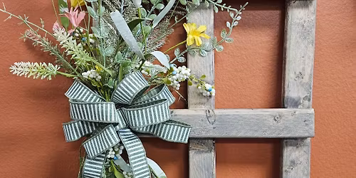 \ud83c\udf38 Window Frame Spring D\u00e9cor Workshop