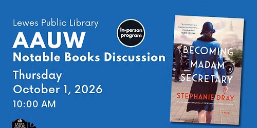 AAUW Book Discussion | Becoming Madame Secretary
