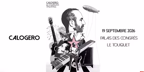 CALOGERO \u2022 Palais des Congr\u00e8s, Le Touquet \u2022 19.09.2026