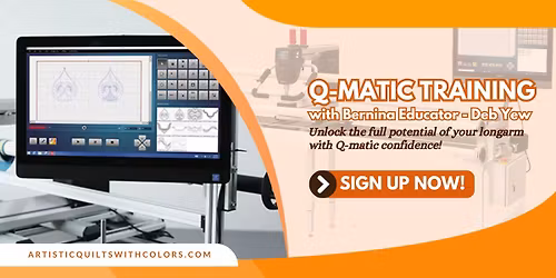 Q-matic Training with BERNINA Educator - Deb Yew