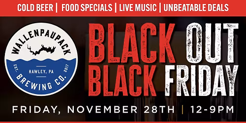 Black Out Black Friday Event!