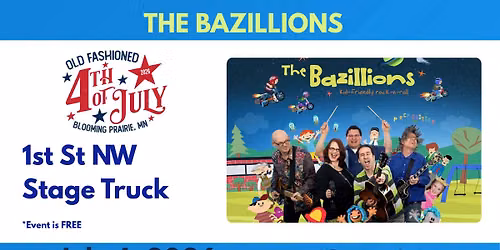 The Bazillions at the 52nd Old-Fashioned 4th of July *1st St NW Stage Truck
