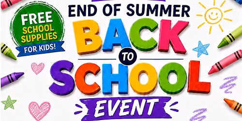 End of Summer Back to School Event