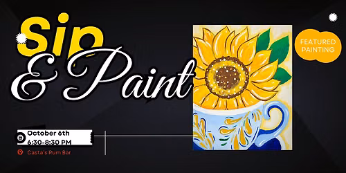 Paint & Sip @ Casta\u2019s Rum Bar