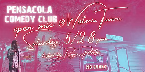 Stand-Up Comedy Under the Trees At Wisteria Hosted By Ryan Pfeiffer