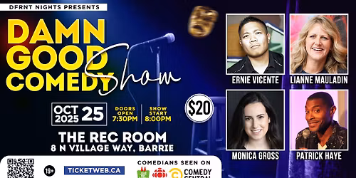 Damn Good Comedy Show - Barrie