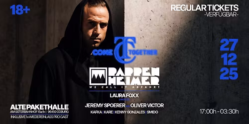 COME Together pres. PAPPENHEIMER (27-12-25)