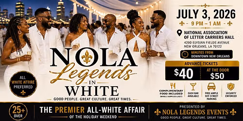 NOLA Legends in White