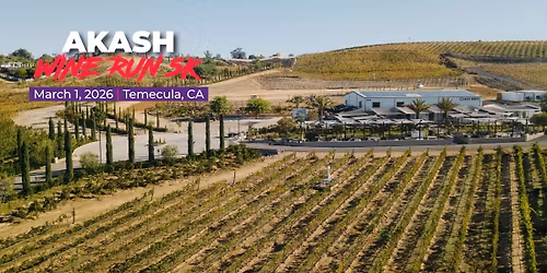 Akash Wine Run 5k