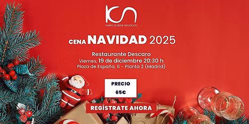 Cena de Navidad en Madrid - 19 de diciembre