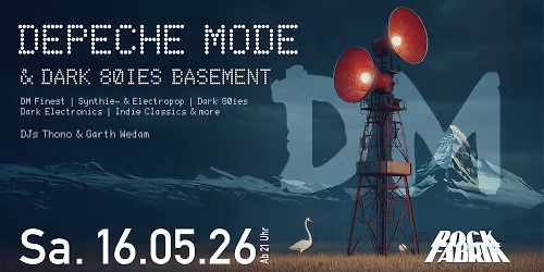 DEPECHE MODE & DARK 80IES BASEMENT  | Basement @ Rockfabrik Augsburg