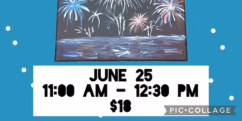 Kid's Fireworks Painting