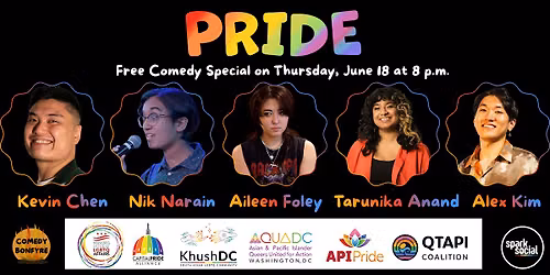 Free Pride Comedy Show at Spark Social DC