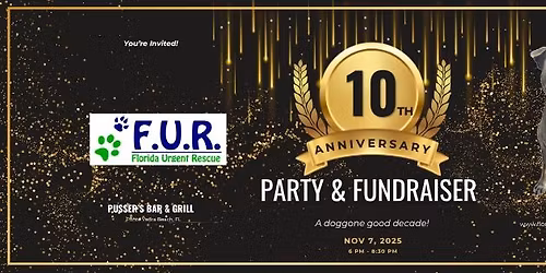 FUR 10th Anniversary Party & Fundraiser