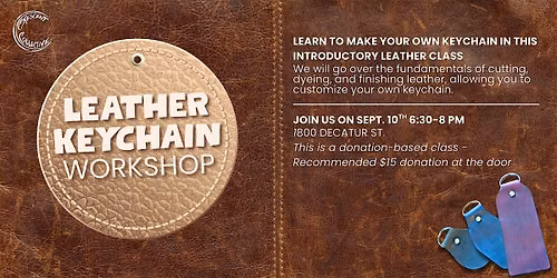 Leather Keychain Making Class