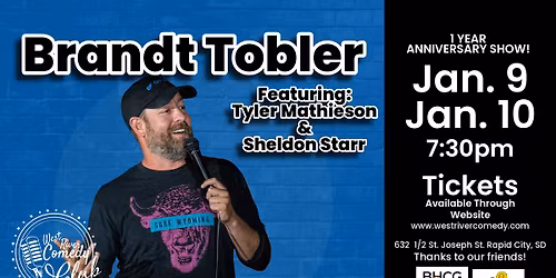 1 YEAR ANNIVERSARY with Brandt Tobler! LAUGHS AND PRIZES!