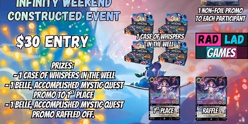 Disney Lorcana: Infinity Weekend Constructed Tournament