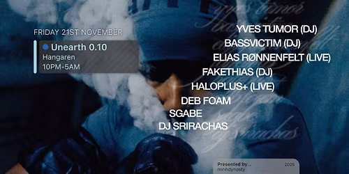Unearth 0.10: Yves Tumor, Elias R\u00f8nnenfelt, Bassvictim, Haloplus+, Fakethias, Deb Foam + more