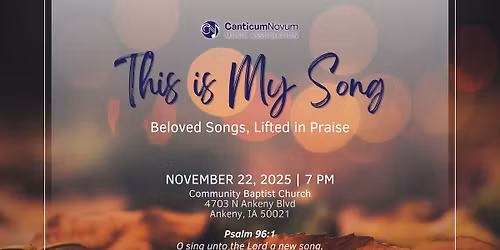 Fall Concert - This is My Song