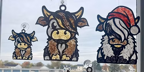 Crushed Glass Highland Cow Class