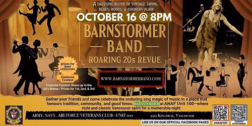  Barnstormer Band @ ANAF 100, Vancouver, BC