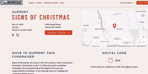 Signs of Christmas @ City BBQ!