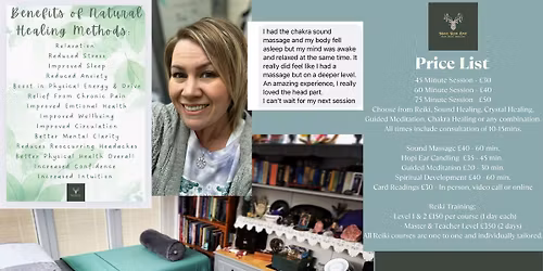 Reiki Sound Bath for Healing, Wellbeing & Relaxation 