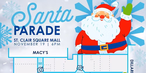 Santa Parade @ St. Clair Square 