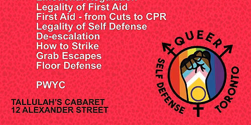 Queer Self Defense TO Workshop