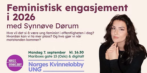 Feministisk engasjement i 2026 med Synn\u00f8ve D\u00f8rum