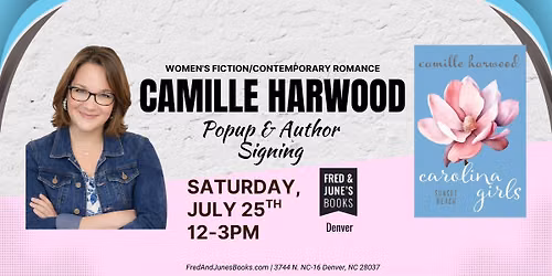 Women's Fiction\/Contemporary Romance Author Popup: Camille Harwood (Denver)