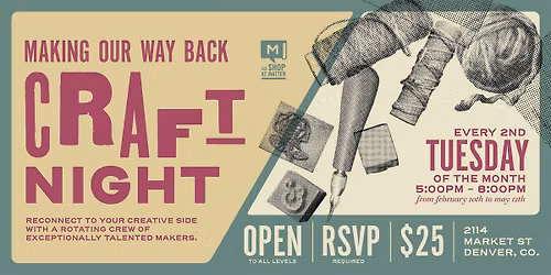 Making Our Way Back Craft Night