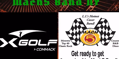 Mach5 Band NY returns to LI's hottest indoor Golf ⛳️ complex XGolf Commack! 