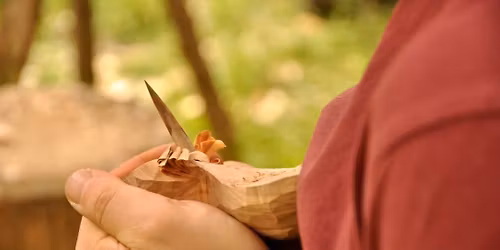 Wooden spoon carving with Green Aspirations
