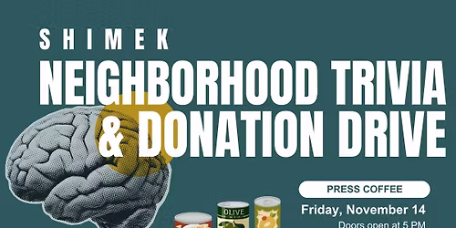 Shimek Neighborhood Trivia Night & Donation Drive