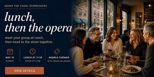 Lunch, then the opera