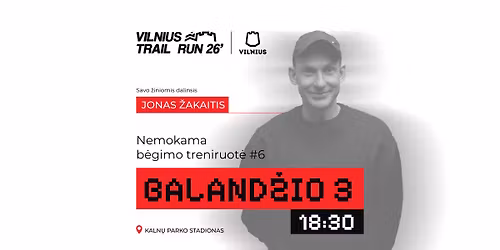 Nemokama treniruot\u0117 su Jonu \u017dakai\u010diu