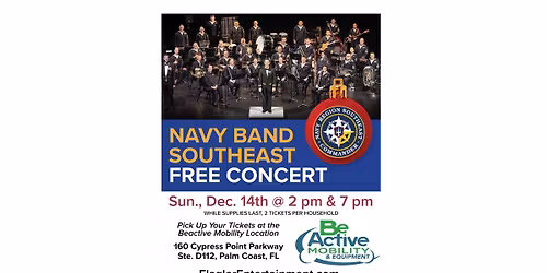 Navy Band Southeast FREE Holiday concert