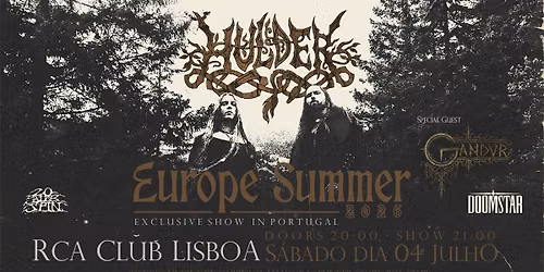 HULDER - Concerto Exclusivo em Lisboa | RCA Club