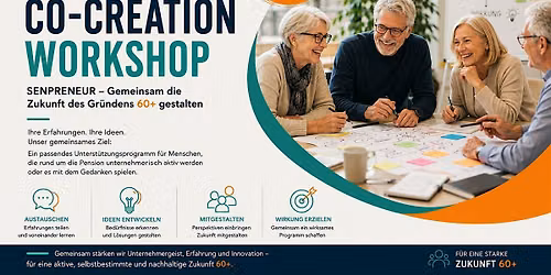 SENPRENEUR Co-Creation Workshop - Senior Entrepreneurs verstehen