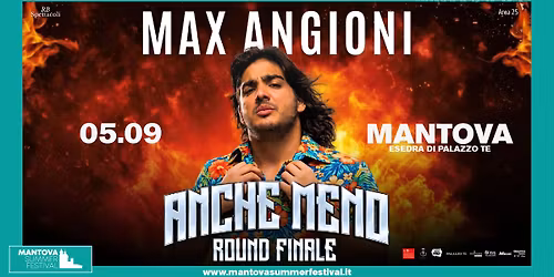Max Angioni @ Mantova Summer Festival, Palazzo Te - 5 settembre 2026