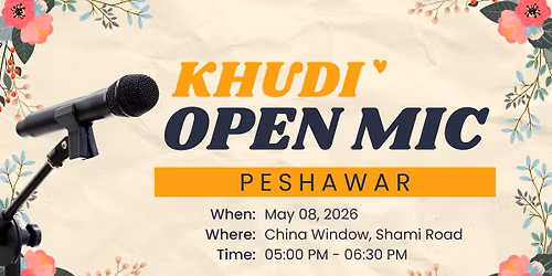 Khudi Open Mic ft. Peshawar