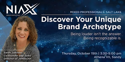 NIAX - Mixed Professionals Member Event - Sandy (guests are welcome)