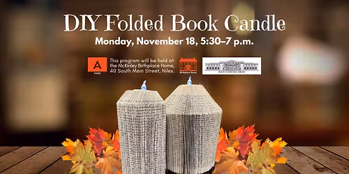 DIY Folded Book Candle