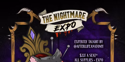 Taxidermy Rat Class at The Nightmare Expo