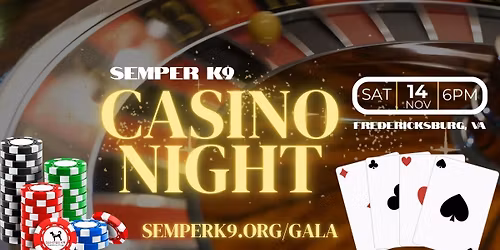 Semper K9 Casino Night