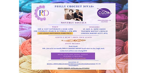 PHILLY CROCHET DIVAS SOCIAL